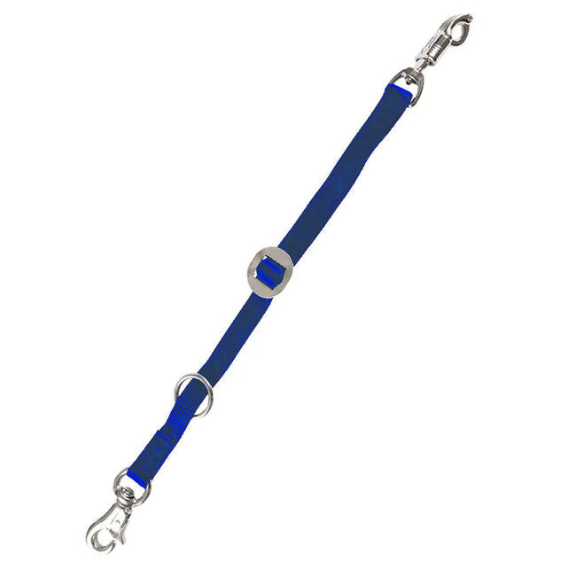 Jacks Manufacturing Trailer Tie with Iron Bull Snaps- Blue